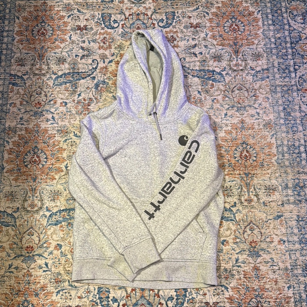 Carhartt Heather Gray Pullover Hoodie